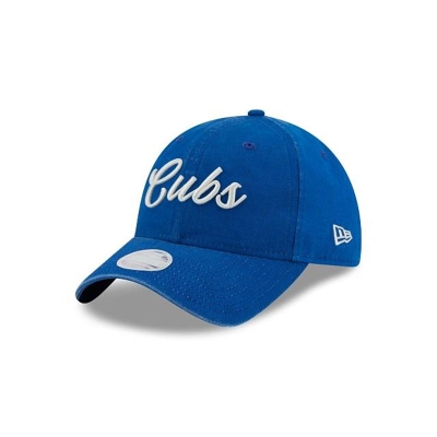 Sapca New Era Chicago Cubs MLB Team Script 9TWENTY Adjustable - Albastri